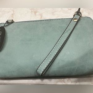 NWT Joy Season wristlet with thin shoulder strap